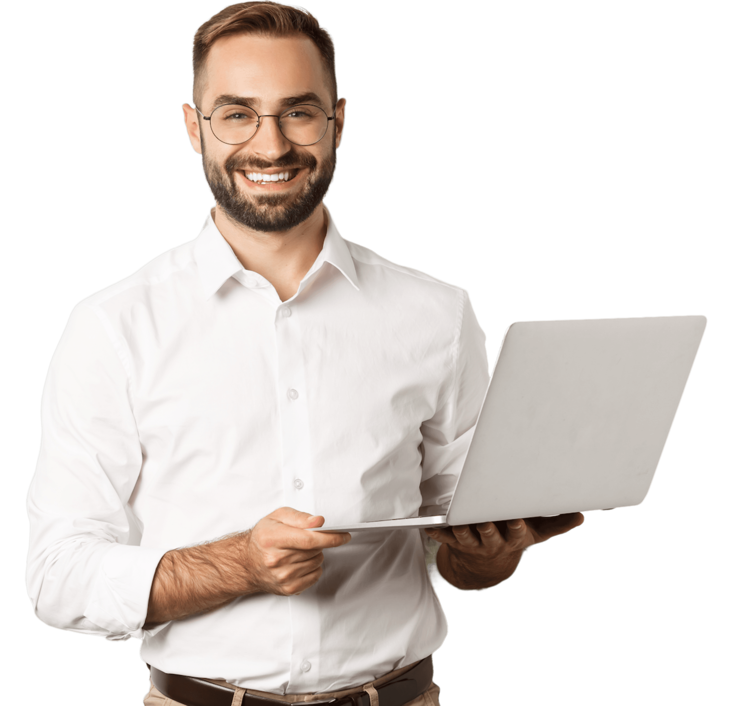 Profesional de ventas utilizando Transcriptly para analizar conversaciones comerciales